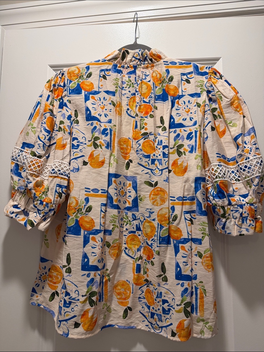 THML LEMON PRINT BLOUSE - Picture 5 of 5